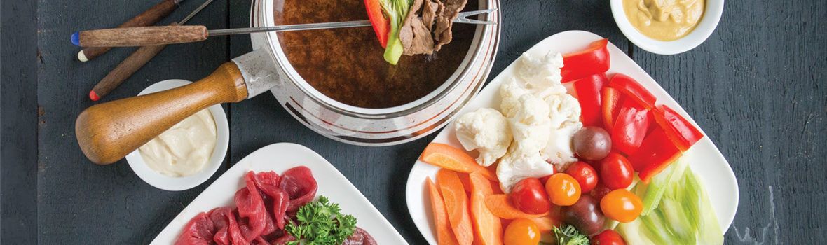 Le traditionnel souper de fondue