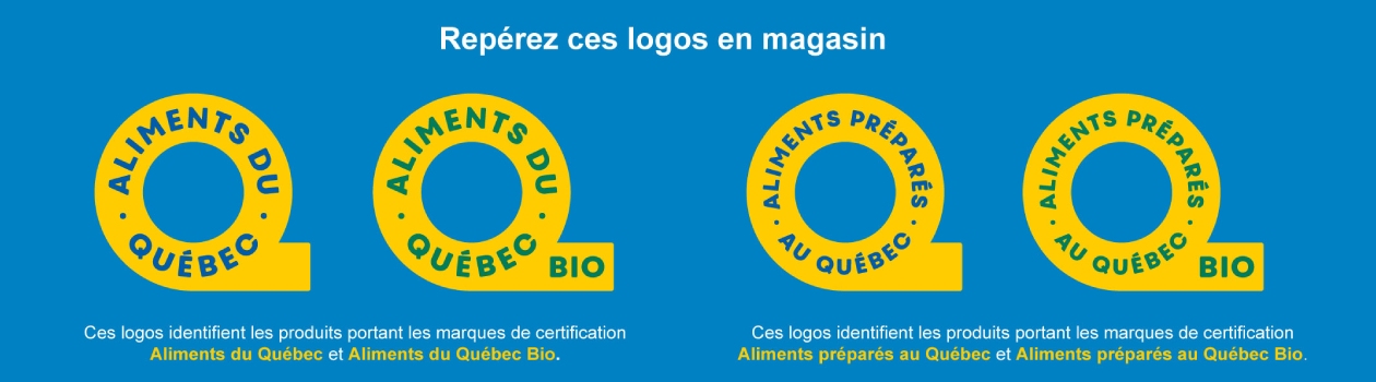 Reperez ces logos en magasin.