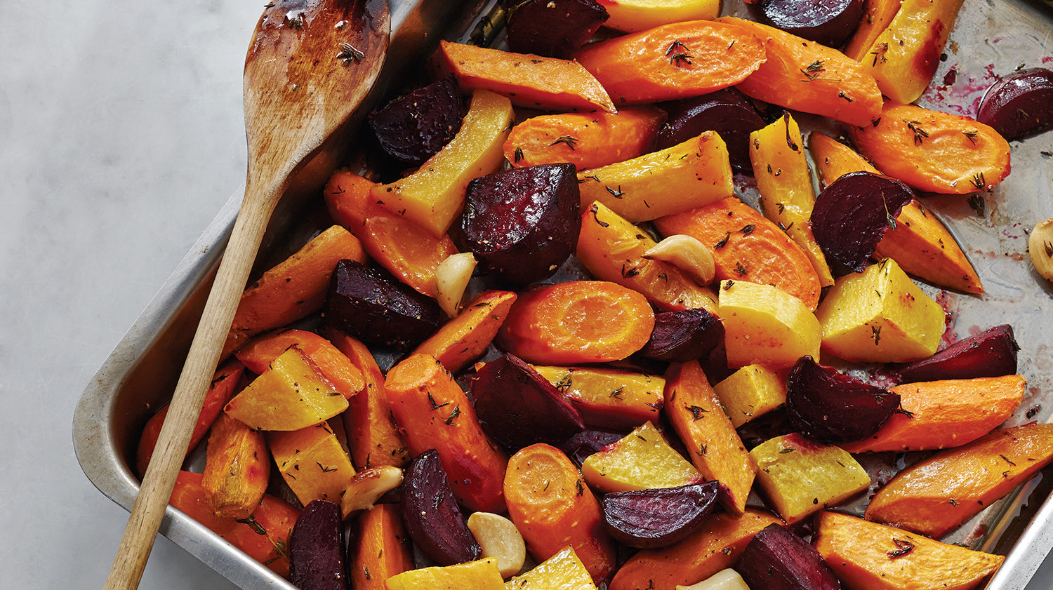 Légumes-racines rôtis au miel - marchestradition