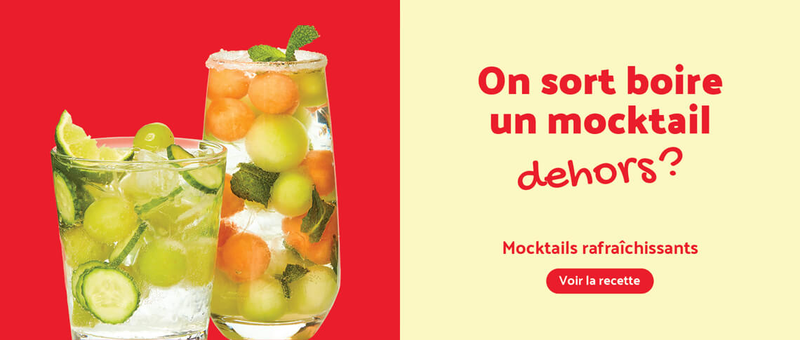 Mocktails rafraîchissants