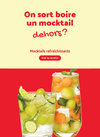 Mocktails rafraîchissants