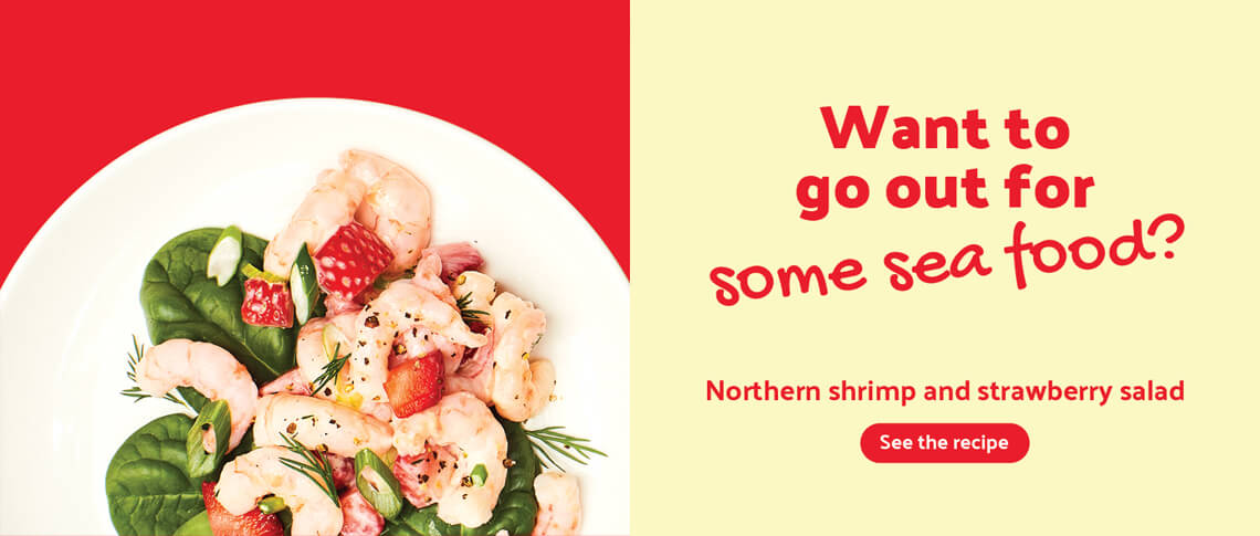 Northern Shrimp and Strawberry Salad