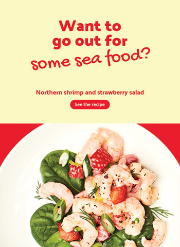 Northern Shrimp and Strawberry Salad