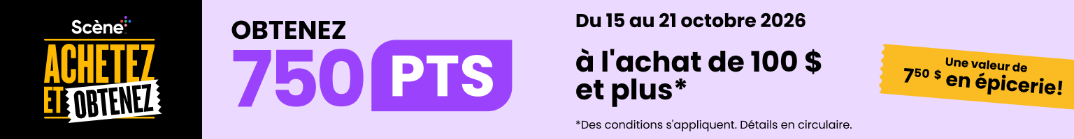 Scene achetez et obtenez.