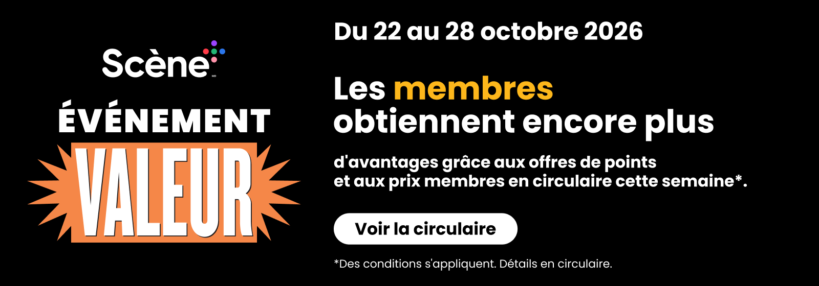 Scene plus evenement valeur.