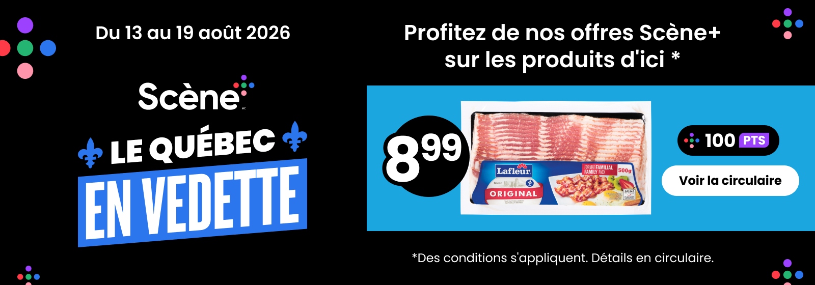 Scene le Quebec en vedette.