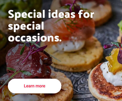 Special ideas for special occasions.