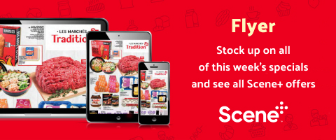 Flyer : Stock up on all of this week's specials and see all the scene+ offers.