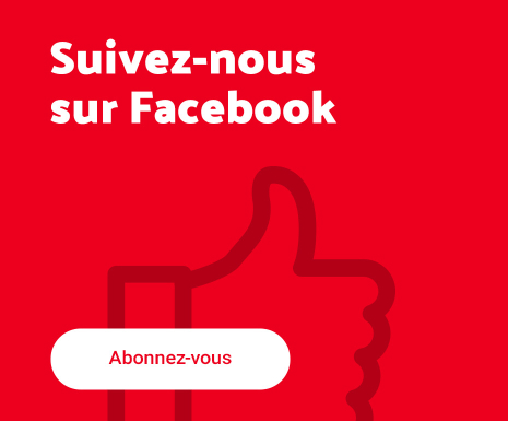 Suivez nous sur Facebook