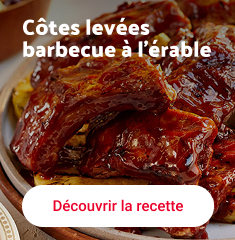Côtes levées barbecue à l’érable