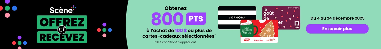 Scene plus offrez recevez