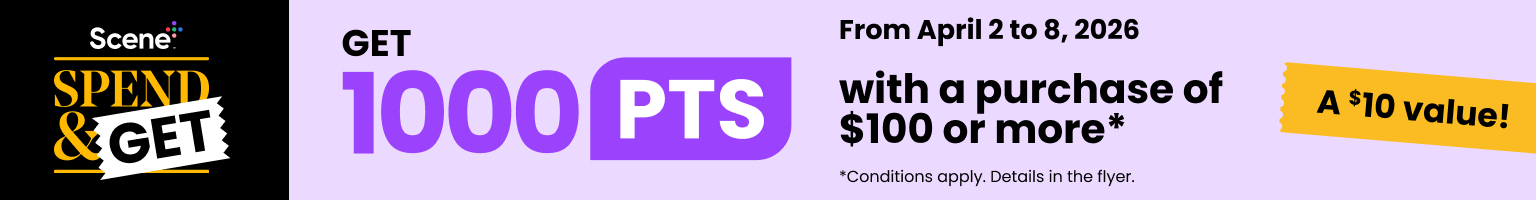 Scene plus spend and get