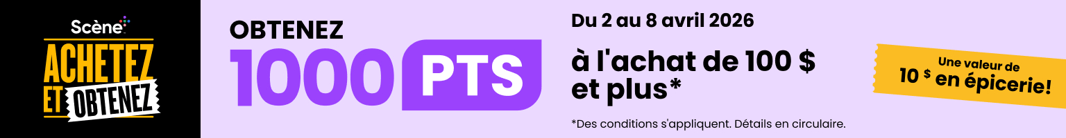 Scene achetez et obtenez