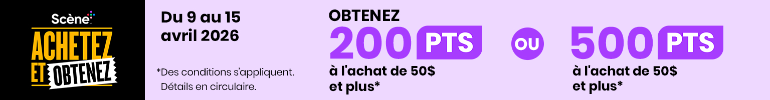 Scene achetez et obtenez