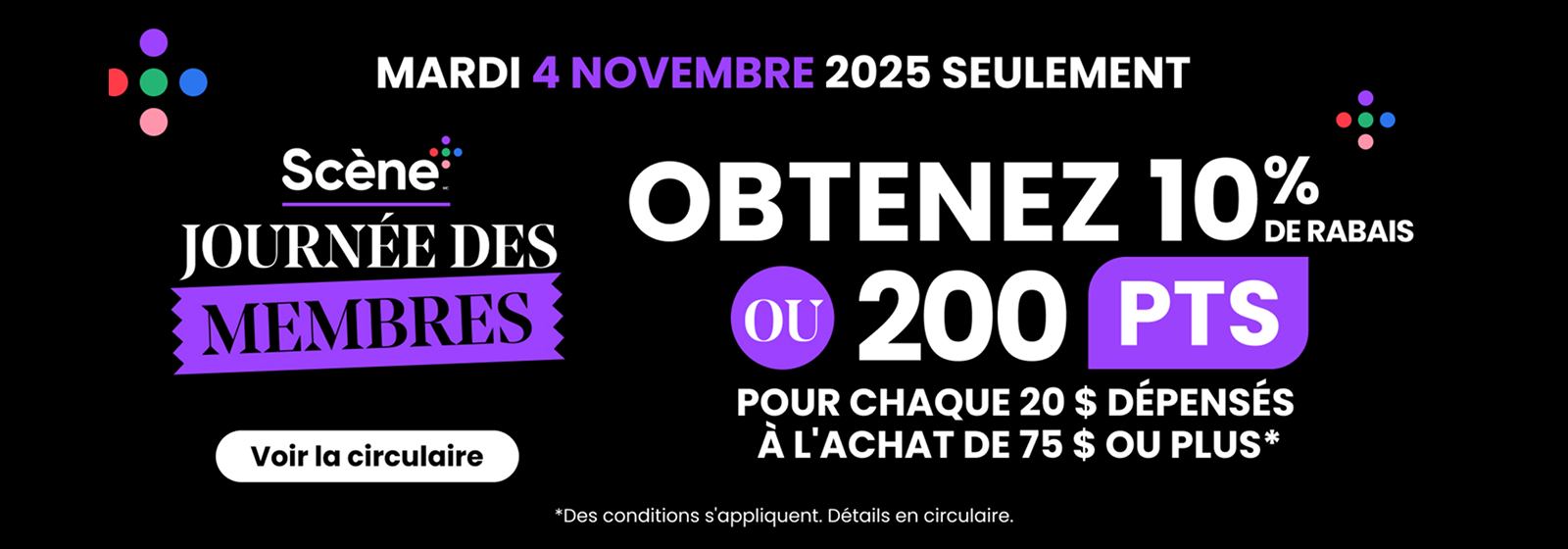 Scene plus journee des membres