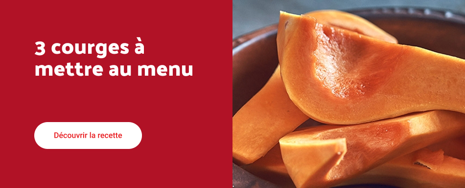 3 courges à mettre au menu