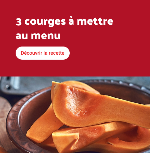 3 courges à mettre au menu