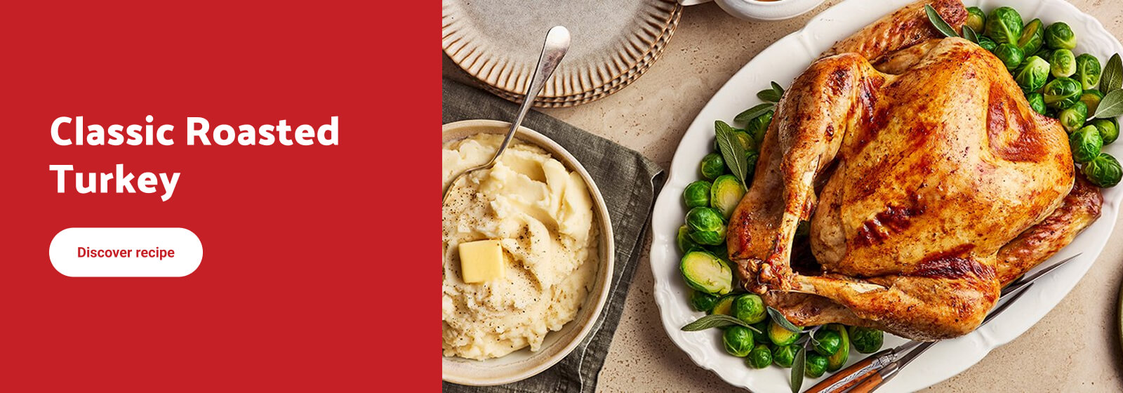 Classic roasted turkey