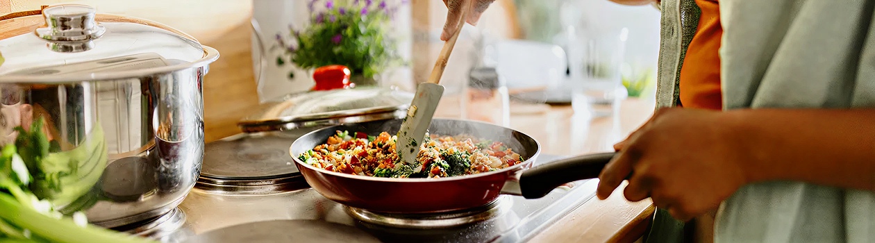 Cooking comfort food  for one or two people