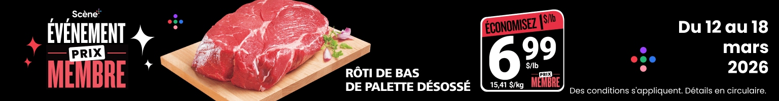 Roti de bas de palette desosse