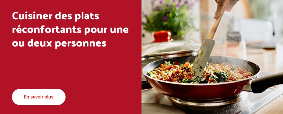 Cuisiner des plats réconfortants pour une ou deux personnes