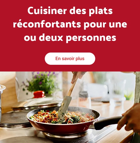 Cuisiner des plats réconfortants pour une ou deux personnes
