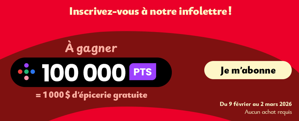 Inscrivez-vouz a notre infolettre