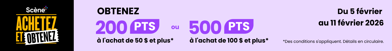 Scene plus achetez et obtenez