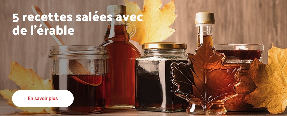 5 recettes salées avec de l’érable