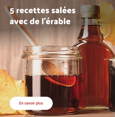 5 recettes salées avec de l’érable