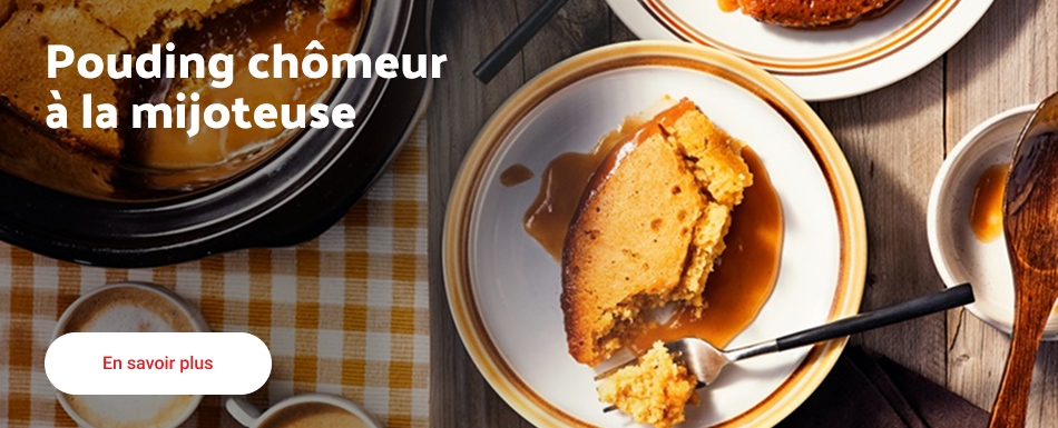 Pouding chômeur à la mijoteuse