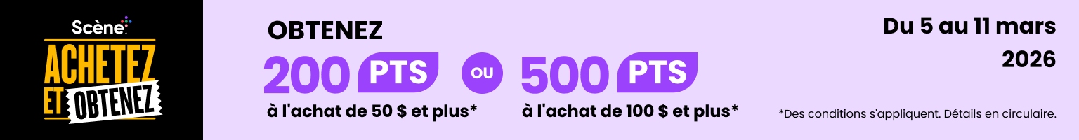 Scene achetez et obtenez