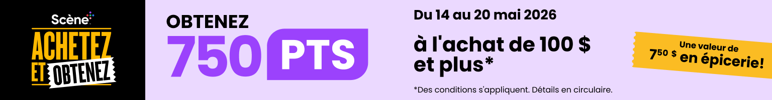 Scene plus achetez et obtenez