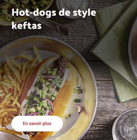 Hot-dogs de style keftas