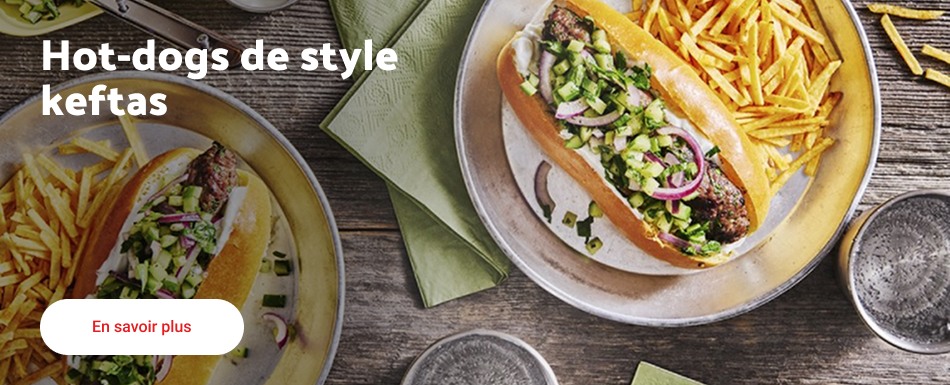Hot-dogs de style keftas