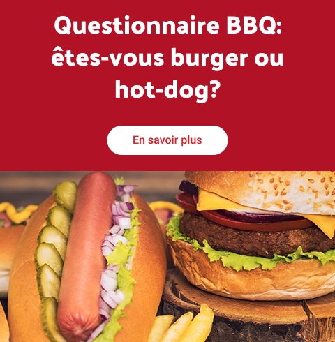 Questionnaire BBQ: êtes-vous burger ou hot-dog?
