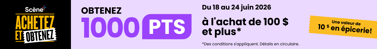Scene achetez et obtenez.