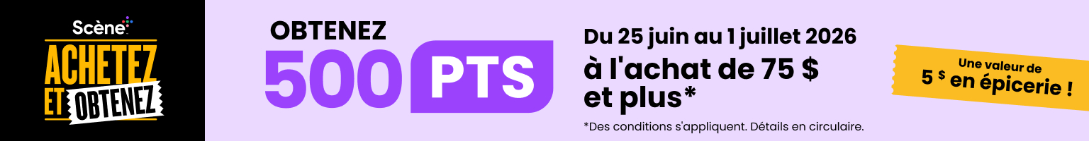 Scene achetez et obtenez.