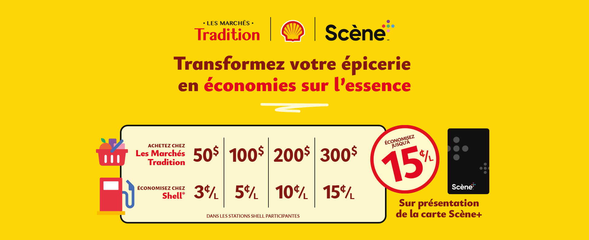 Turn groceries into fuel savings