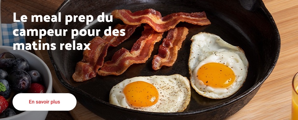 Le meal prep du campeur pour des matins relax