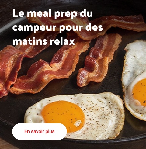 Le meal prep du campeur pour des matins relax