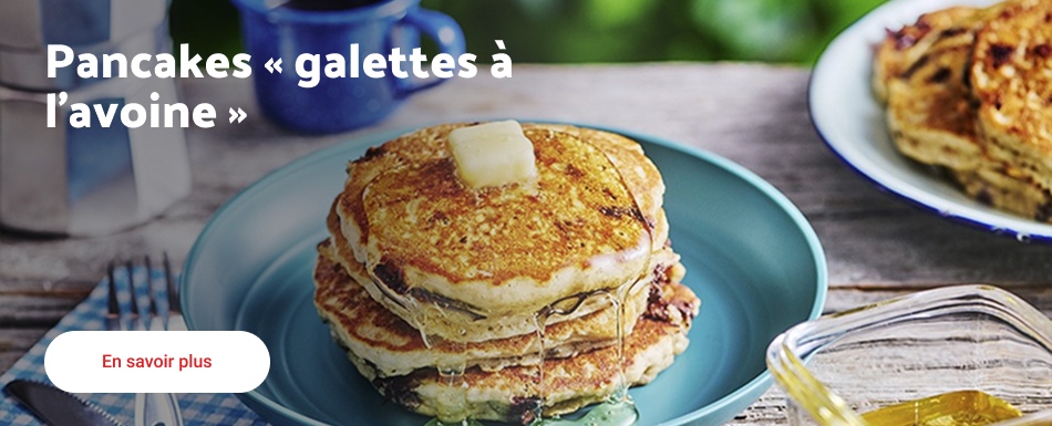 Pancakes « galettes à l’avoine »