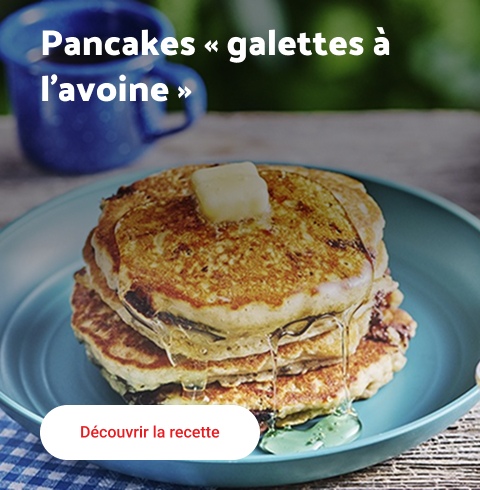 Pancakes « galettes à l’avoine »