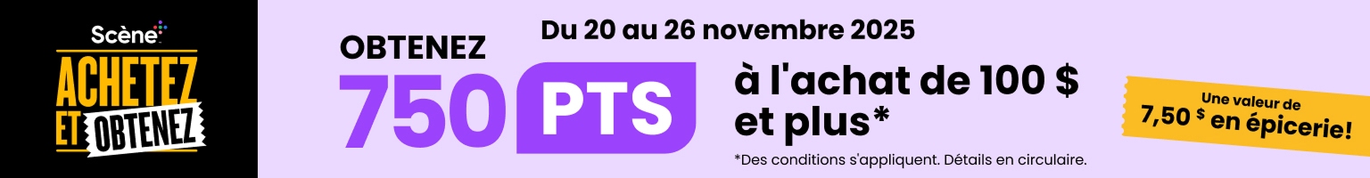 Scene achetez et obtenez