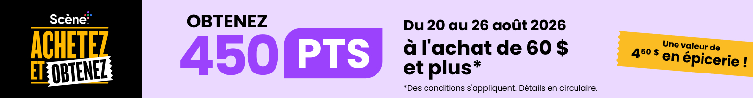 Scene plus achetez et obtenez