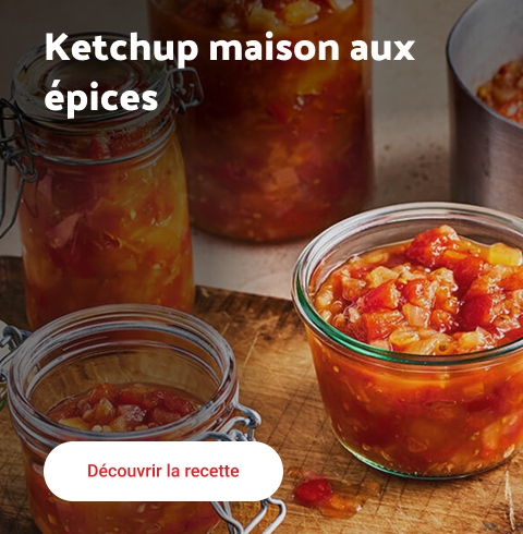 Ketchup maison aux épices